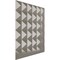 Ekena Millwork 19 5/8in. W x 19 5/8in. H Damon EnduraWall Decorative 3D Wall Panel Covers 2.67 Sq. Ft. WP20X20DABCR - alternate 2